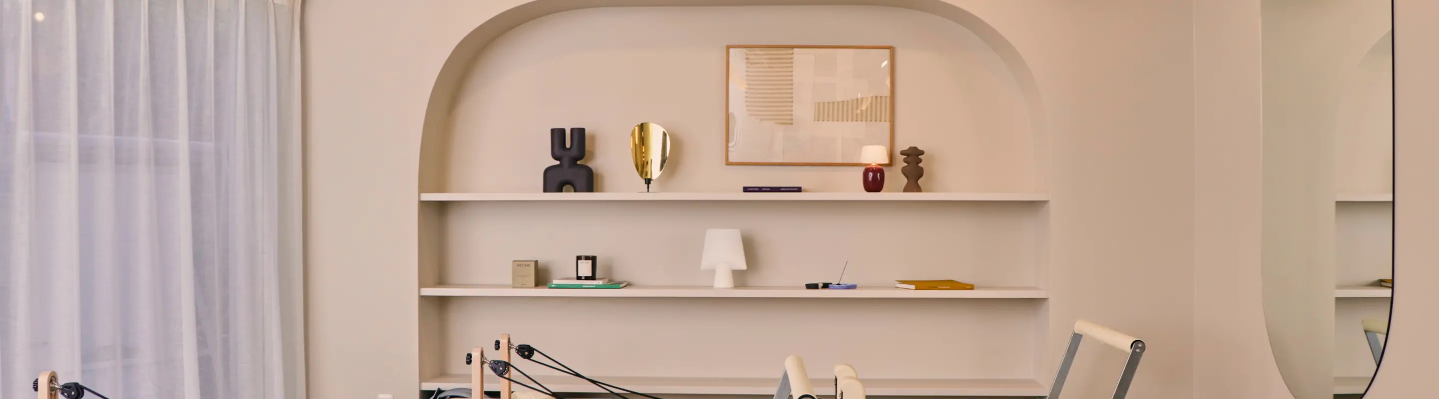 Habit Pilates studioのスタジオ内